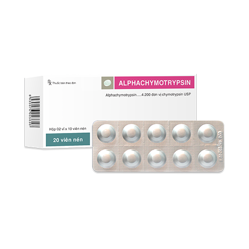 Alphachymotrysin 4.2mg (Hộp 2 vỉ x 10 viên).png