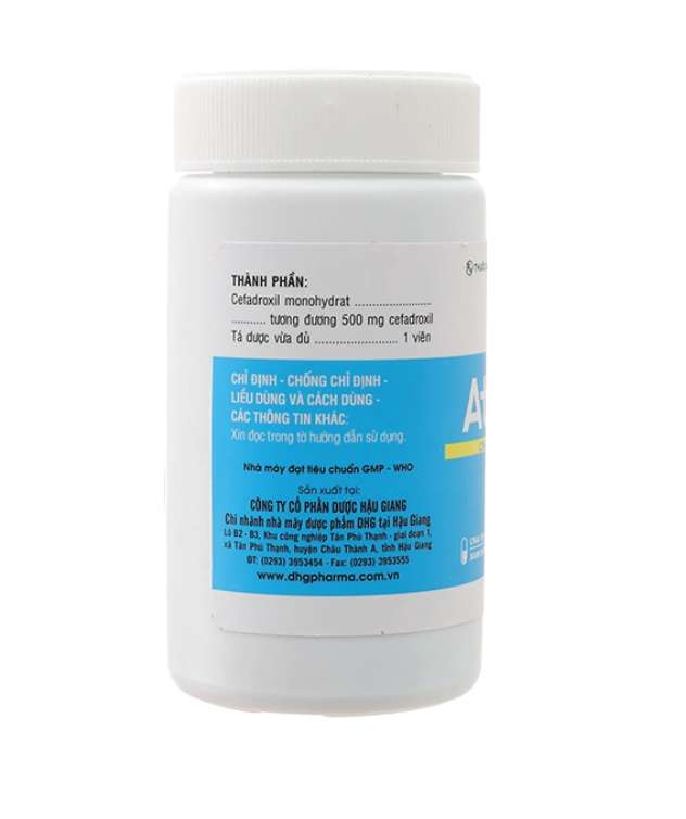 Aticef 500 caps trị nhiễm khuẩn từ nhẹ đến vừa lọ 100 viên.webp