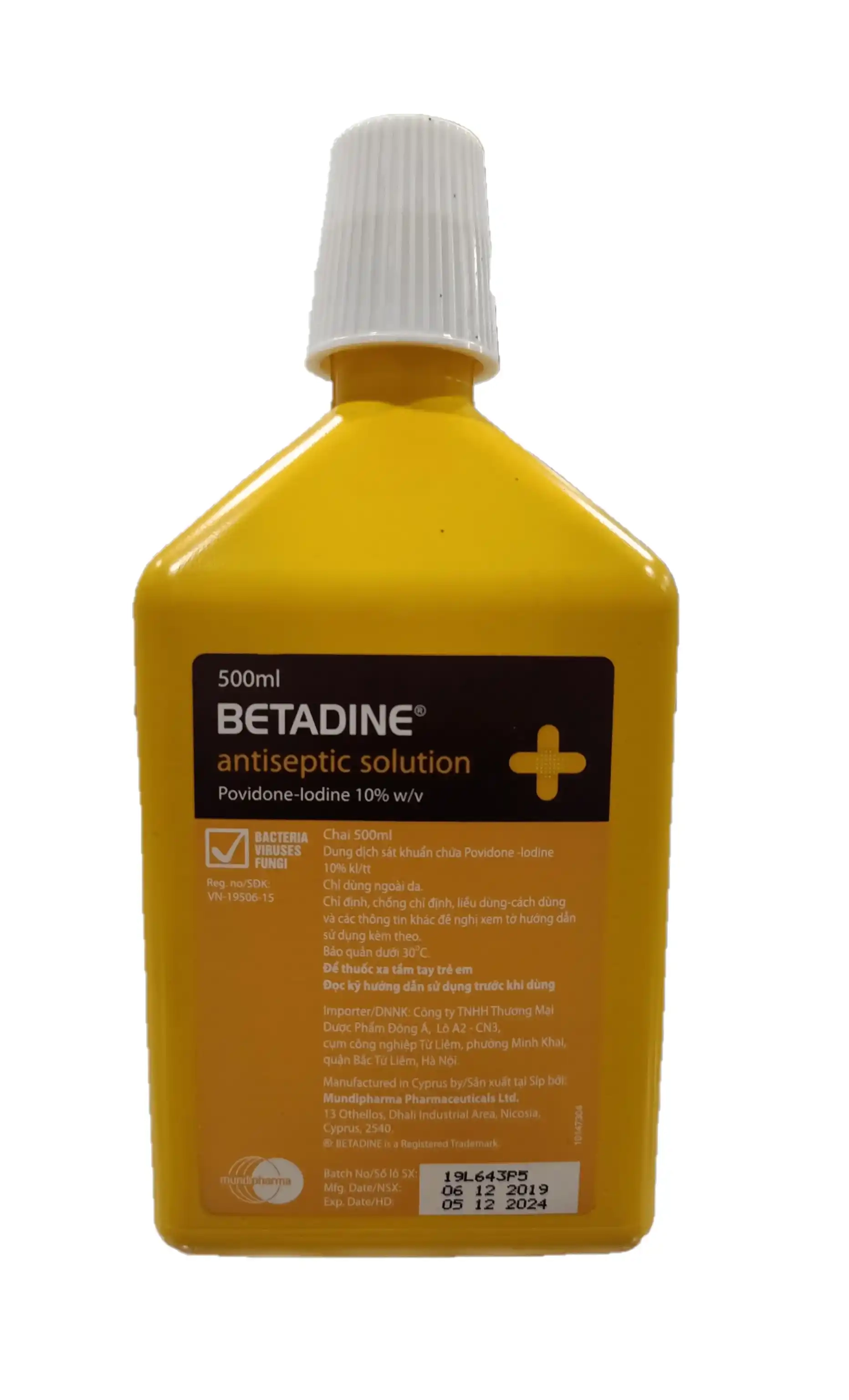 Dung dịch sát khuẩn Betadine 10% chai 500ml.webp