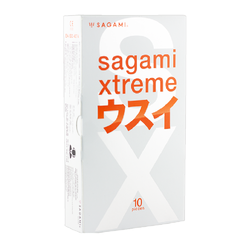 Bao cao su Sagami Xtreme Nhật Bản Siêu mỏng gai gân - Superthin 10 cái.png
