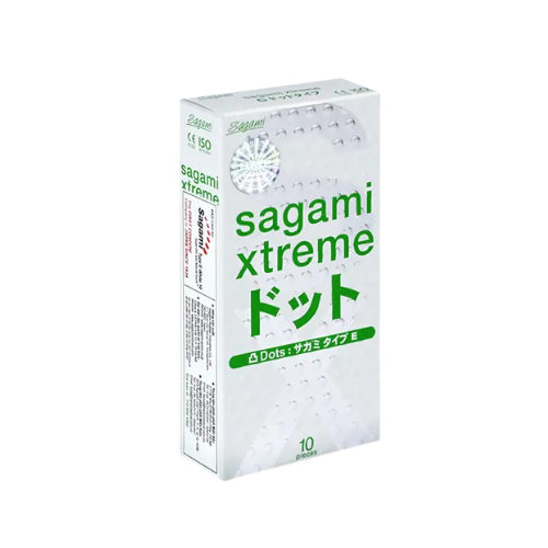 Bao cao su Sagami Xtreme Nhật Bản Siêu mỏng gai gân - White box 10 cái.png