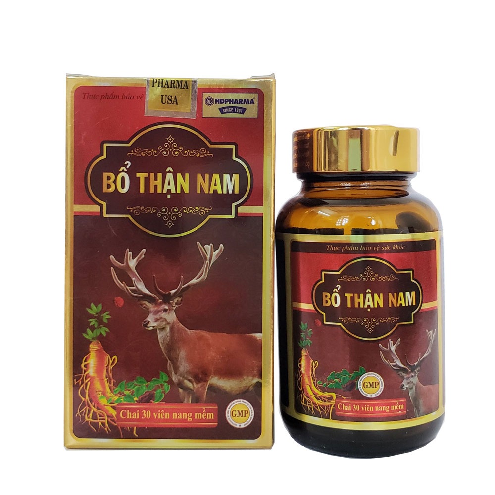 Bổ Thận Nam HDPharma Hỗ trợ tăng cường sinh lực và chức năng sinh lý nam Chai 30 viên - Minpharmacy.jpg