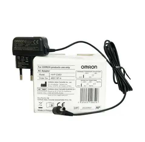 Bộ đổi nguồn điện Ac-adaptor OMRON dùng cho máy đo huyết áp bắp tay.webp