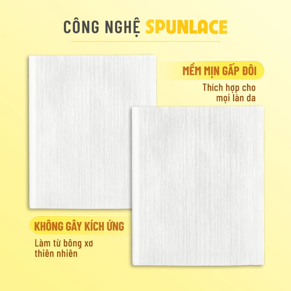 Bông Tẩy Trang Calla Bạch Tuyết Cotton Pads - Hộp 180 miếng1.jpg