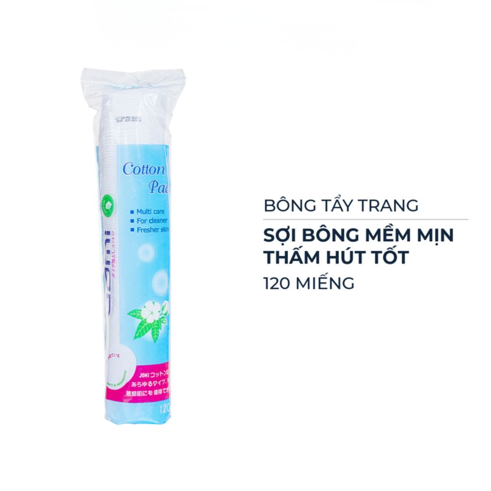 Bông tẩy trang Jomi 120 miếng1si.jpg