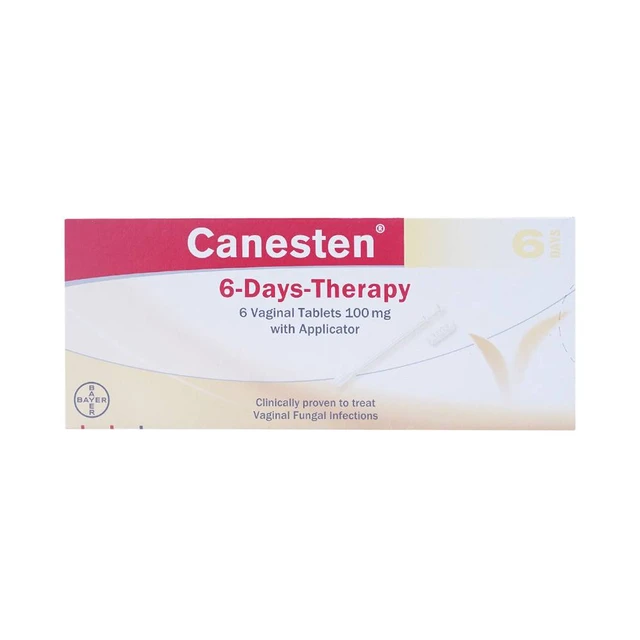 Canesten 6-Day Therapy Bayer Đặt Âm Đạo (Hộp 6 Viên).webp