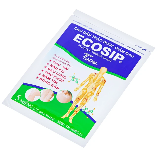 Cao dán Ecosip Cool gói 5 miếng - 1 gói.png