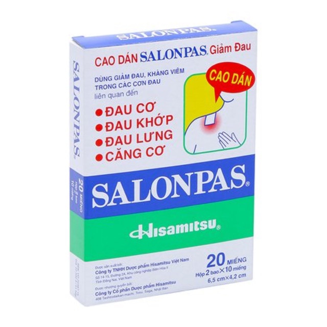 Cao dán Salonpas Hộp 20 miếng.png