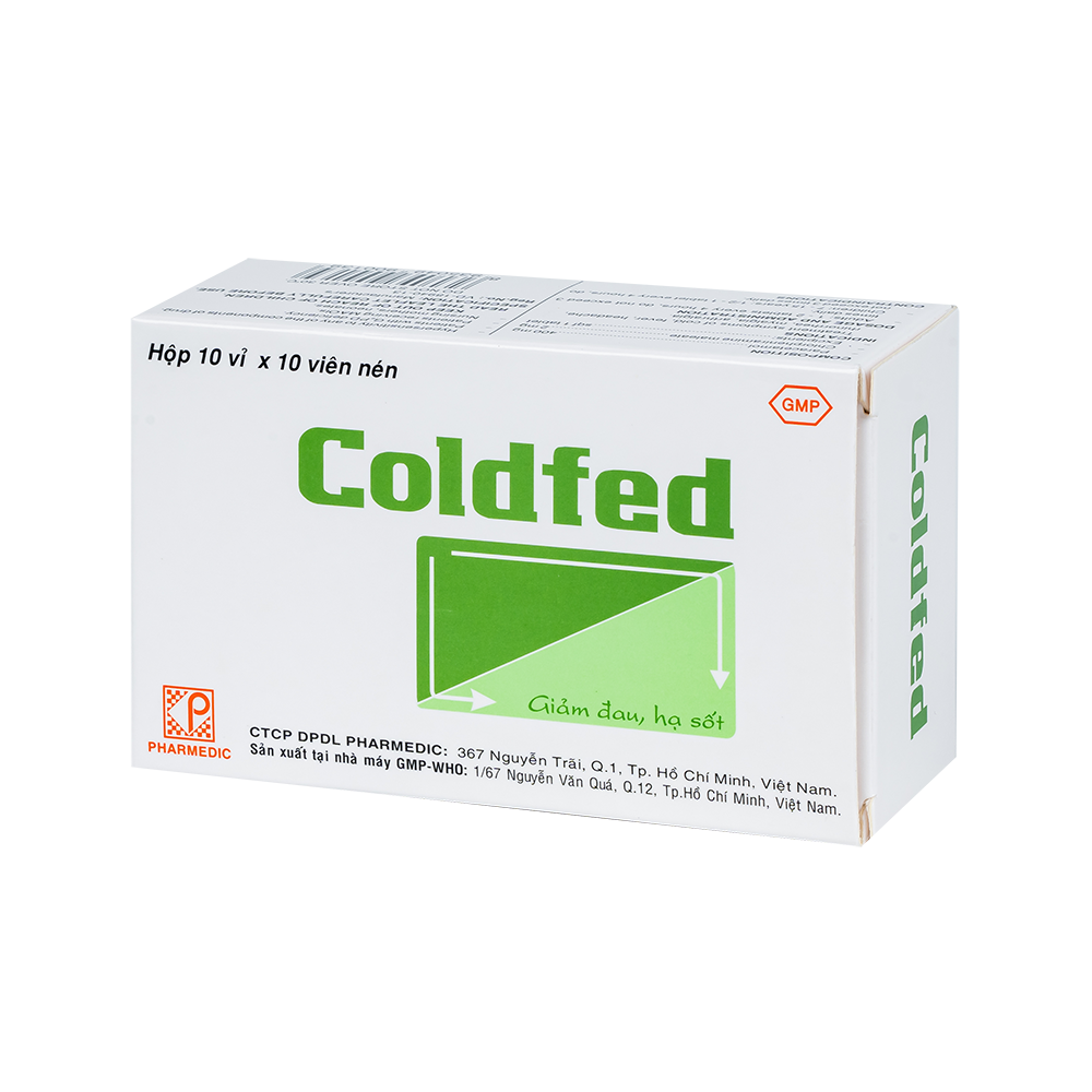Coldfed Pharmedic – Giảm Triệu Chứng Cảm Cúm, Sổ Mũi, Nhức Đầu (10 Vỉ x 10 Viên).png