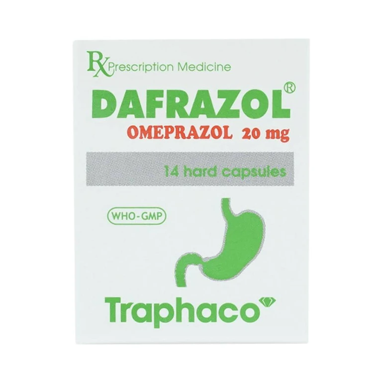 Dafrazol Traphaco thuốc dạ dày, trào ngược (14 viên).webp