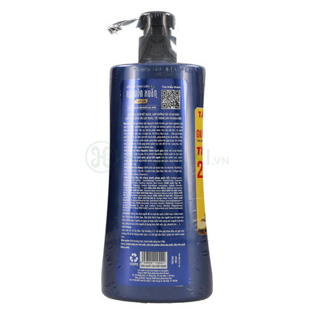 Dầu Gội Dược liệu NGUYÊN XUÂN - Sạch gàu 450ml vòi.jpg.webp