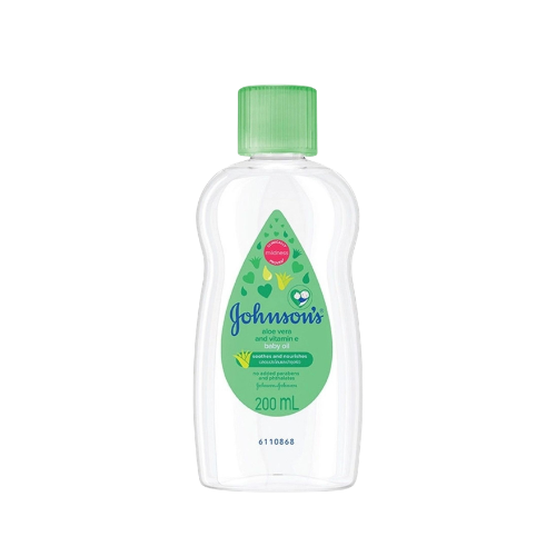 Dầu Massage Và Dưỡng Ẩm Cho Bé Johnson's aloe vera and vitamin E Baby Oil 200ml .png