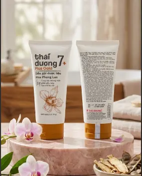 Dầu gội Thái Dương 7 Plus Gold Hoa Phong Lan (50g).webp