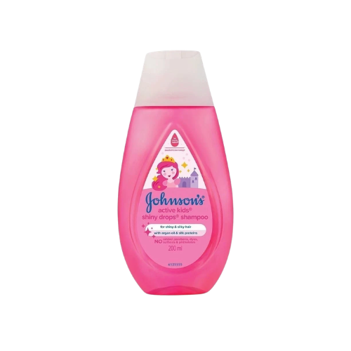 Dầu gội cho bé gái Johnsons Baby Óng mượt mái tóc tơ 200ml.webp
