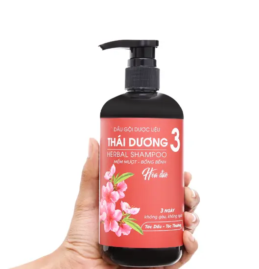 Dầu gội dược liệu Thái Dương 3 hoa sen 500ml.webp