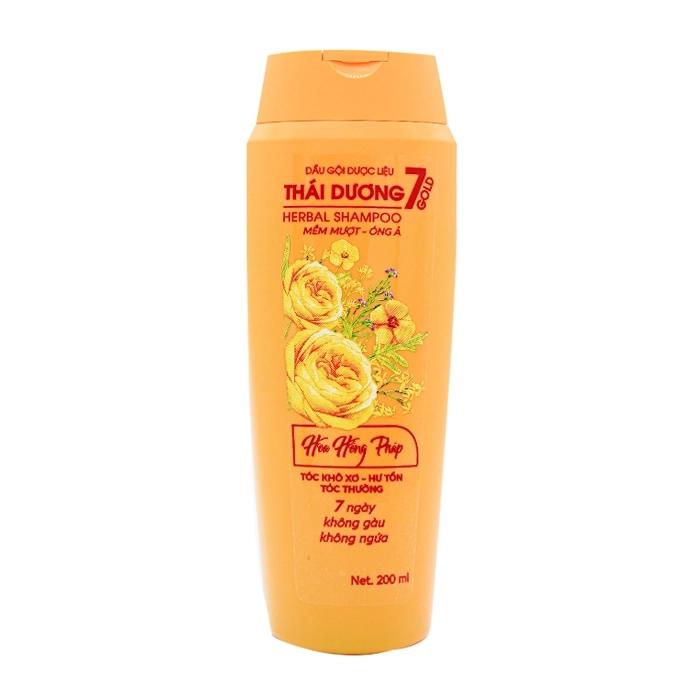 Dầu gội dược liệu Thái Dương 7 Gold (200ml).webp