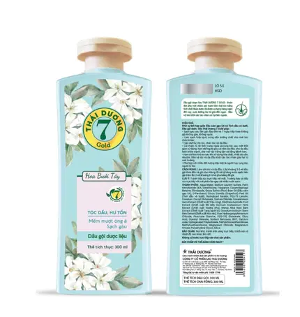 Dầu gội dược liệu Thái Dương 7 Gold Hoa Bưởi Tây (500ml).webp