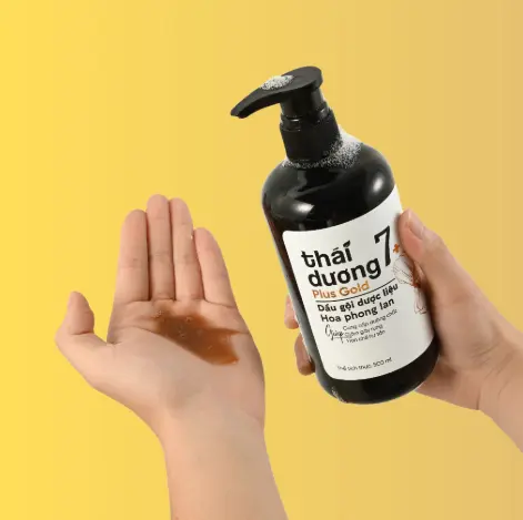 Dầu gội dược liệu Thái Dương 7 Plus Gold ngừa rụng tóc, giảm ngứa 250ml 2.webp