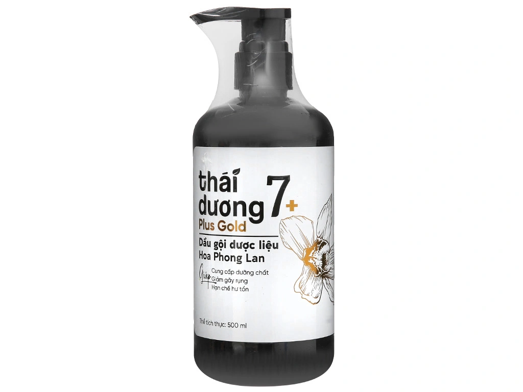 Dầu gội dược liệu Thái Dương 7 Plus Hoa Phong Lan (500ml).webp