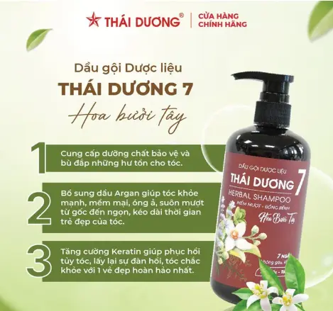Dầu gội dược liệu Thái Dương Hoa Bưởi Tây (500ml).webp
