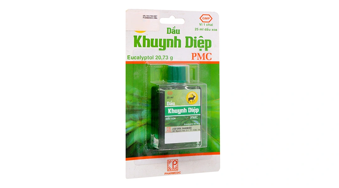 Dầu khuynh diệp PMC chai 25ml.webp