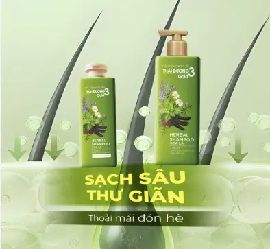 Dầu xả Thái Dương 3 Gold Hoa Lá (333ml).jpg