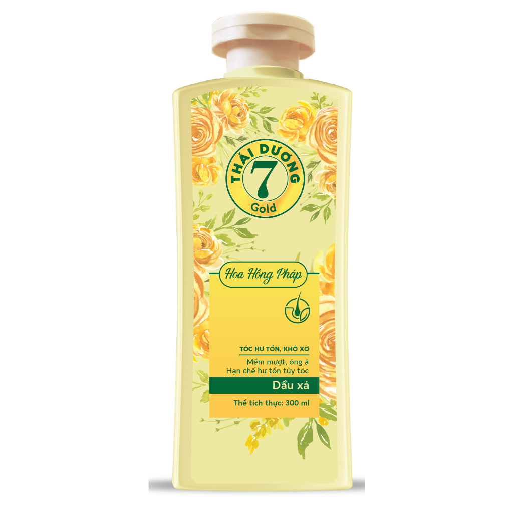 Dầu xả Thái Dương 7 Gold Hoa Hồng Pháp (300ml).png