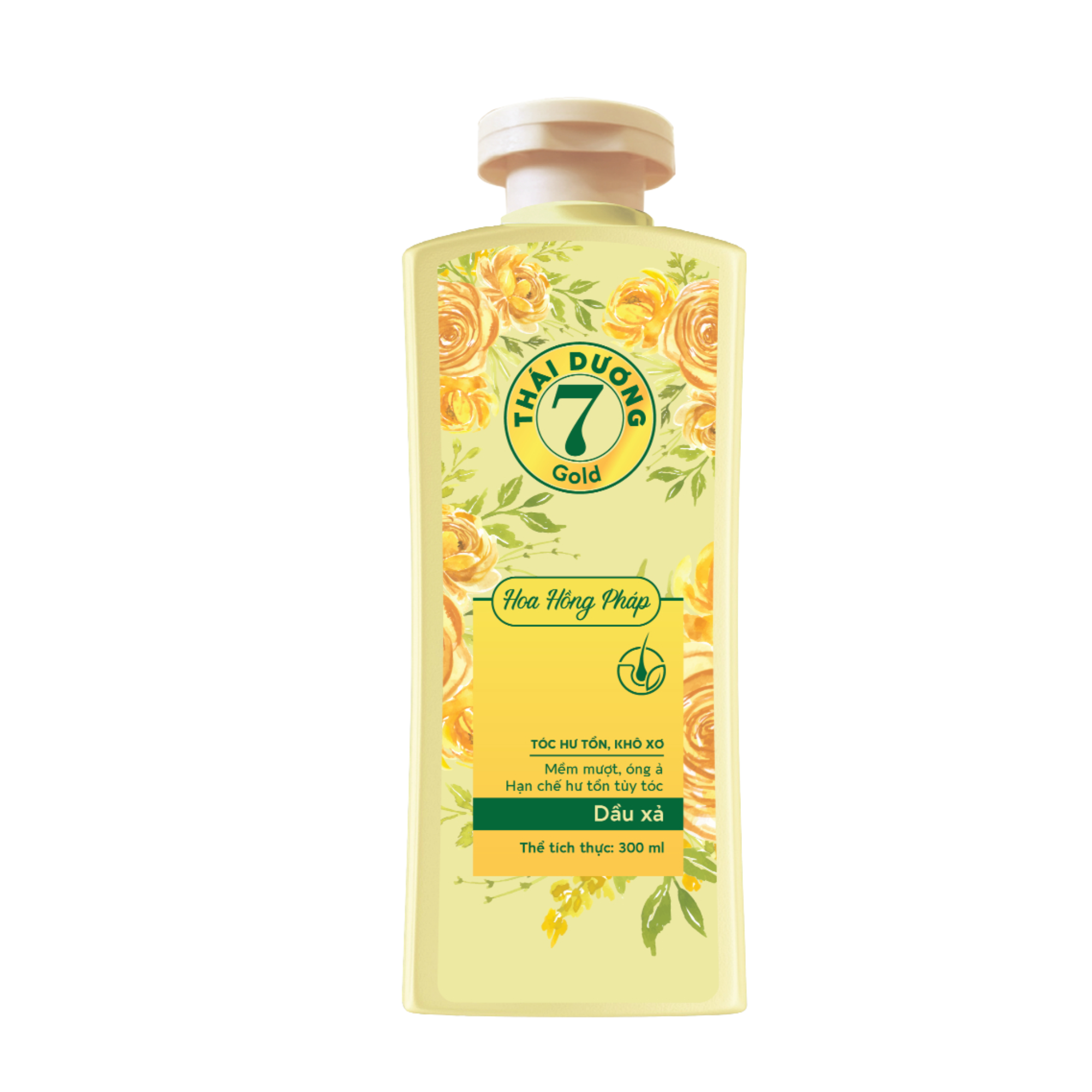 Dầu xả Thái Dương 7 Gold Hoa Hồng Pháp (300ml).png