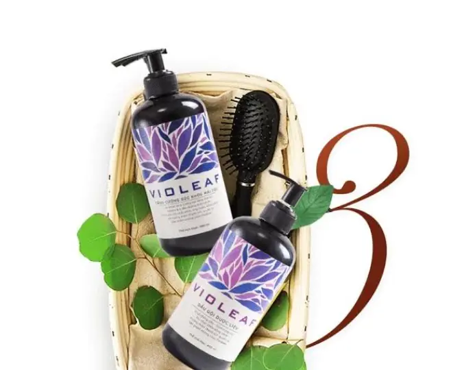 Dầu xả dưỡng tóc từ thảo dược thiên nhiên Violeaf (480ml).webp