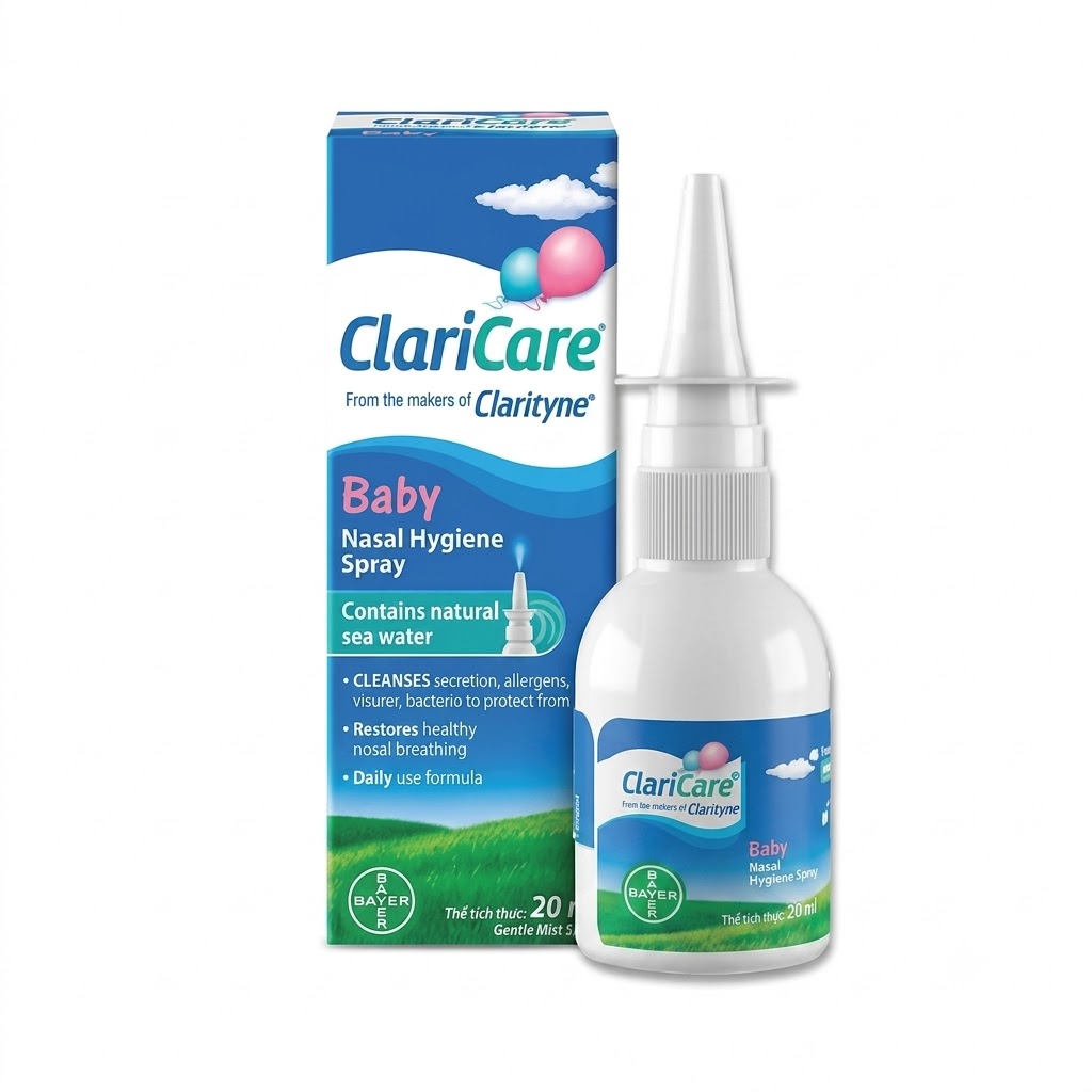 Dung Dịch Vệ Sinh Mũi ClariCare Daily Nasal Hygiene Spray (100ml).jfif