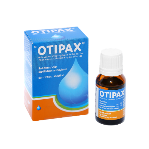 Dung dịch nhỏ tai Otipax Biocodex trị đau tại chỗ do viêm tai (15ml).png