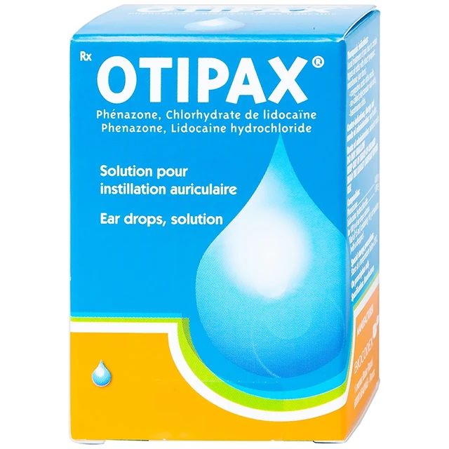 Dung dịch nhỏ tai Otipax Biocodex trị đau tại chỗ do viêm tai (15ml).webp