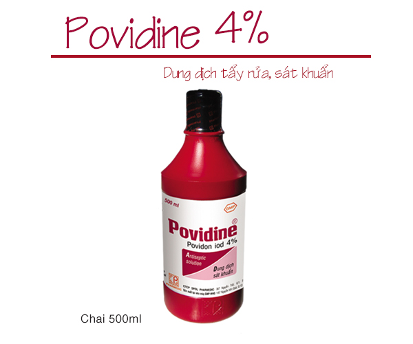 Dung dịch sát khuẩn Povidine 4% (Chai 500ml).jpg