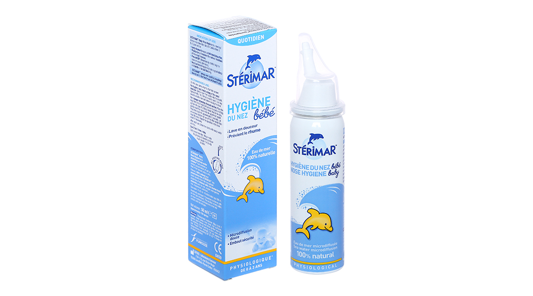 Dung dịch xịt mũi trẻ em STERIMAR Nose Hygiene Baby vệ sinh mũi hằng ngày (50ml).jpg