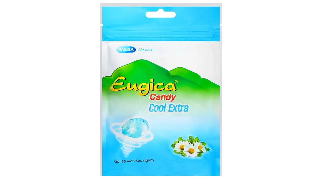 Eugica Candy Cool Extra gói 15 viên.webp