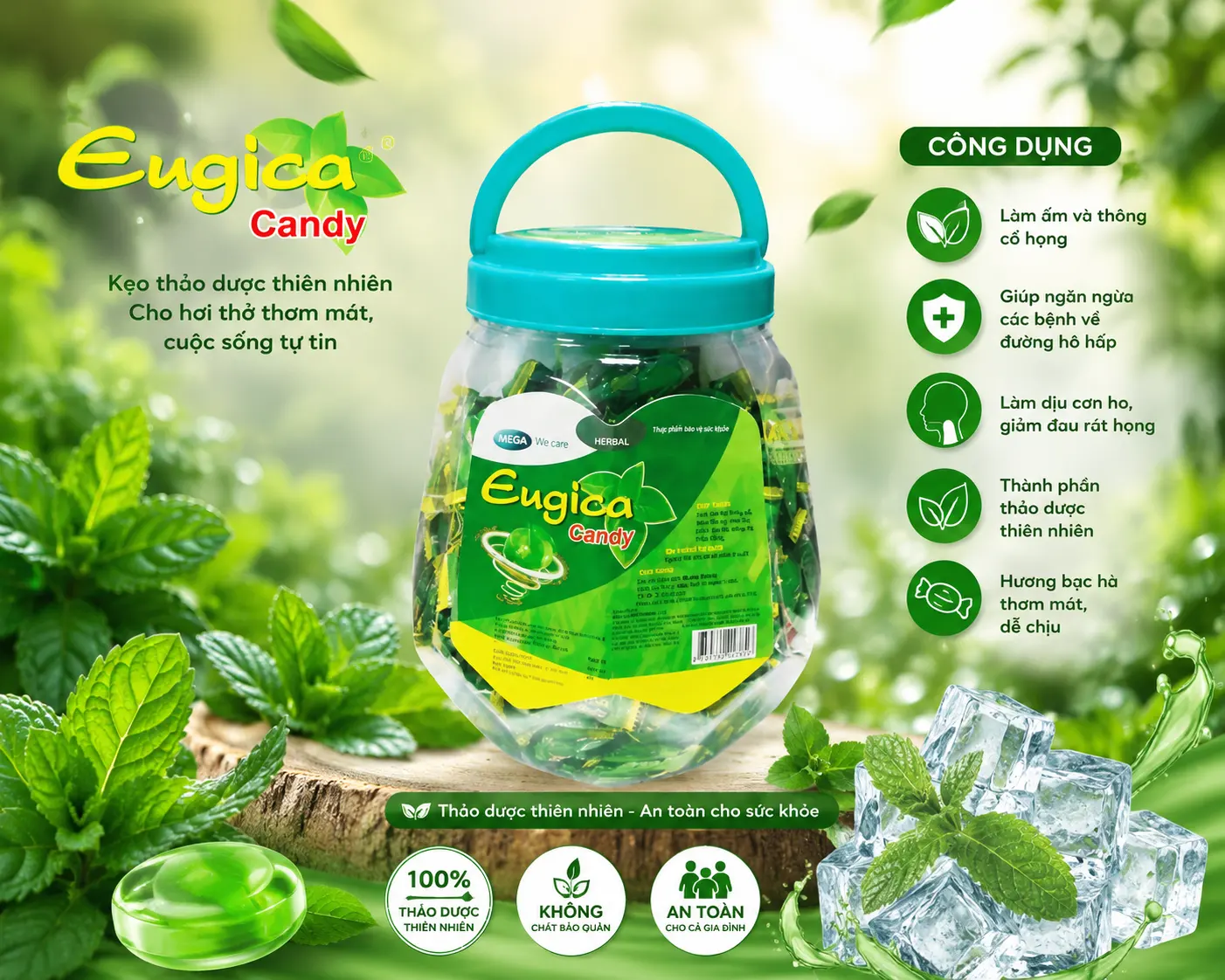 Eugica Candy (hũ 400 viên).webp