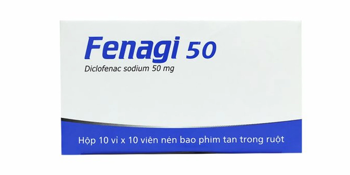 Fenagi 50 giảm đau, kháng viêm các triệu chứng về khớp (10 vỉ x 10 viên).webp