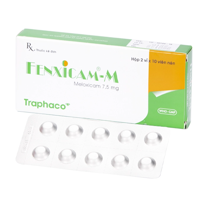 Fenxicam-M Traphaco 2 vỉ x 10 viên – Điều trị thoái hóa khớp.webp