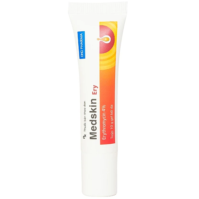 Gel bôi da Medskin Ery DHG Pharma điều trị mụn trứng cá, mụn nhọt, mủ (10g).webp