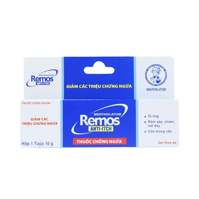 Gel thoa da Remos Anti-Itch giảm các triệu chứng ngứa (10g).webp