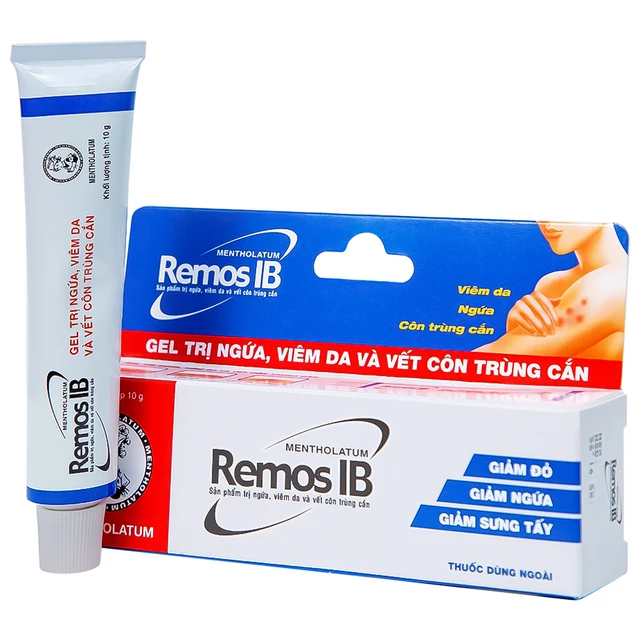Gel thoa da Remos Anti-Itch giảm các triệu chứng ngứa (10g).webp