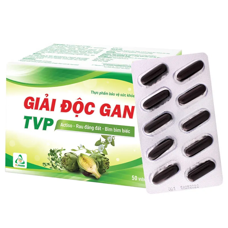 Giải độc gan TVP, Hỗ trợ giải độc gan, mát gan và bảo vệ gan.webp