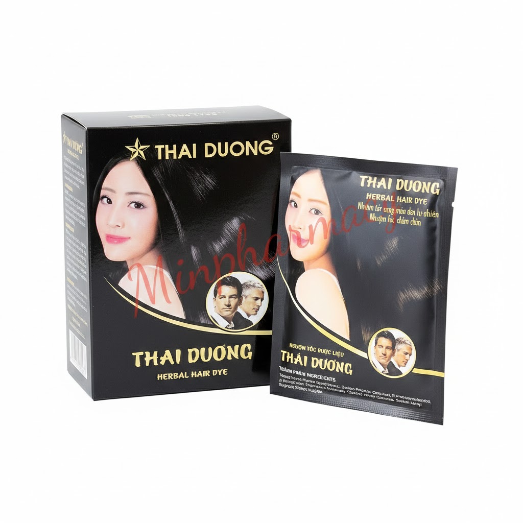 Gội nhuộm tóc Thái Dương đen - Hộp 5 gói.jpg