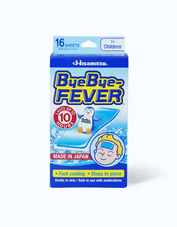 Miếng dán hạ sốt ByeBye Fever For Children Hisamitsu (8 gói x 2 miếng) dùng cho trẻ trên 2 tuổi.webp