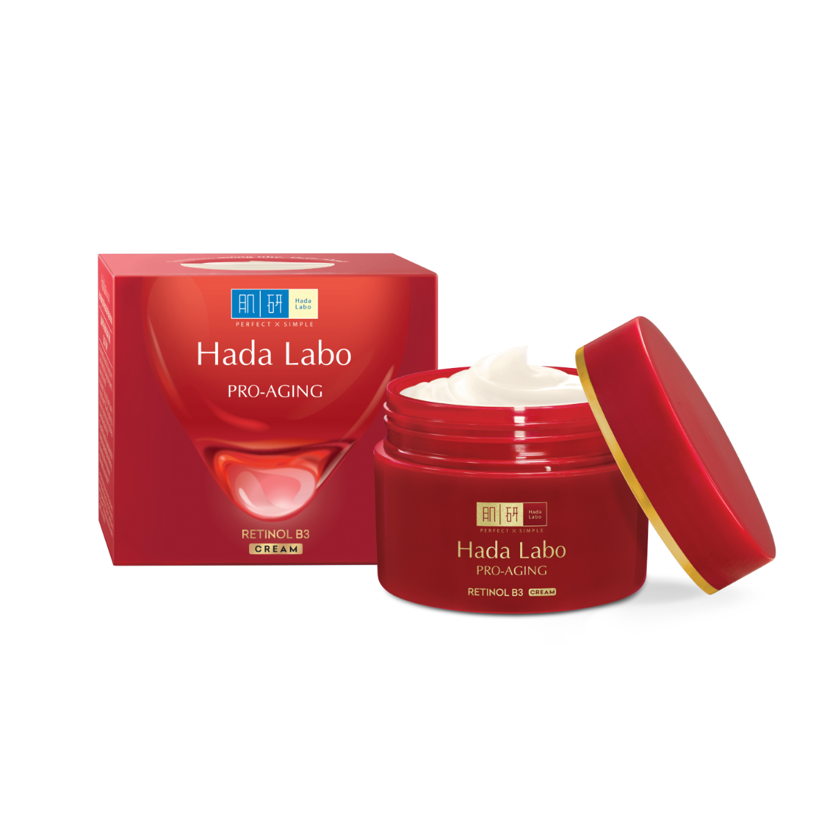 Kem dưỡng cải thiện lão hóa Hada Labo Pro-Aging Retinol B3 Cream 50g.webp