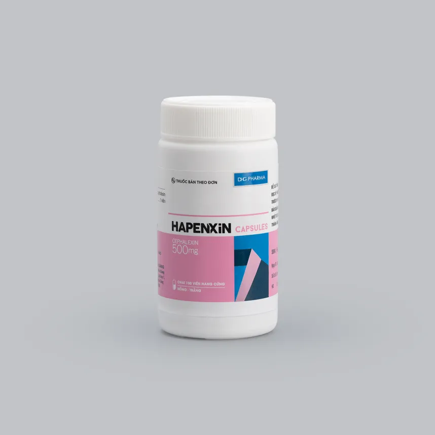 Hapenxin 250mg Caps (Hồng-Trắng) (Chai 100 Viên).png