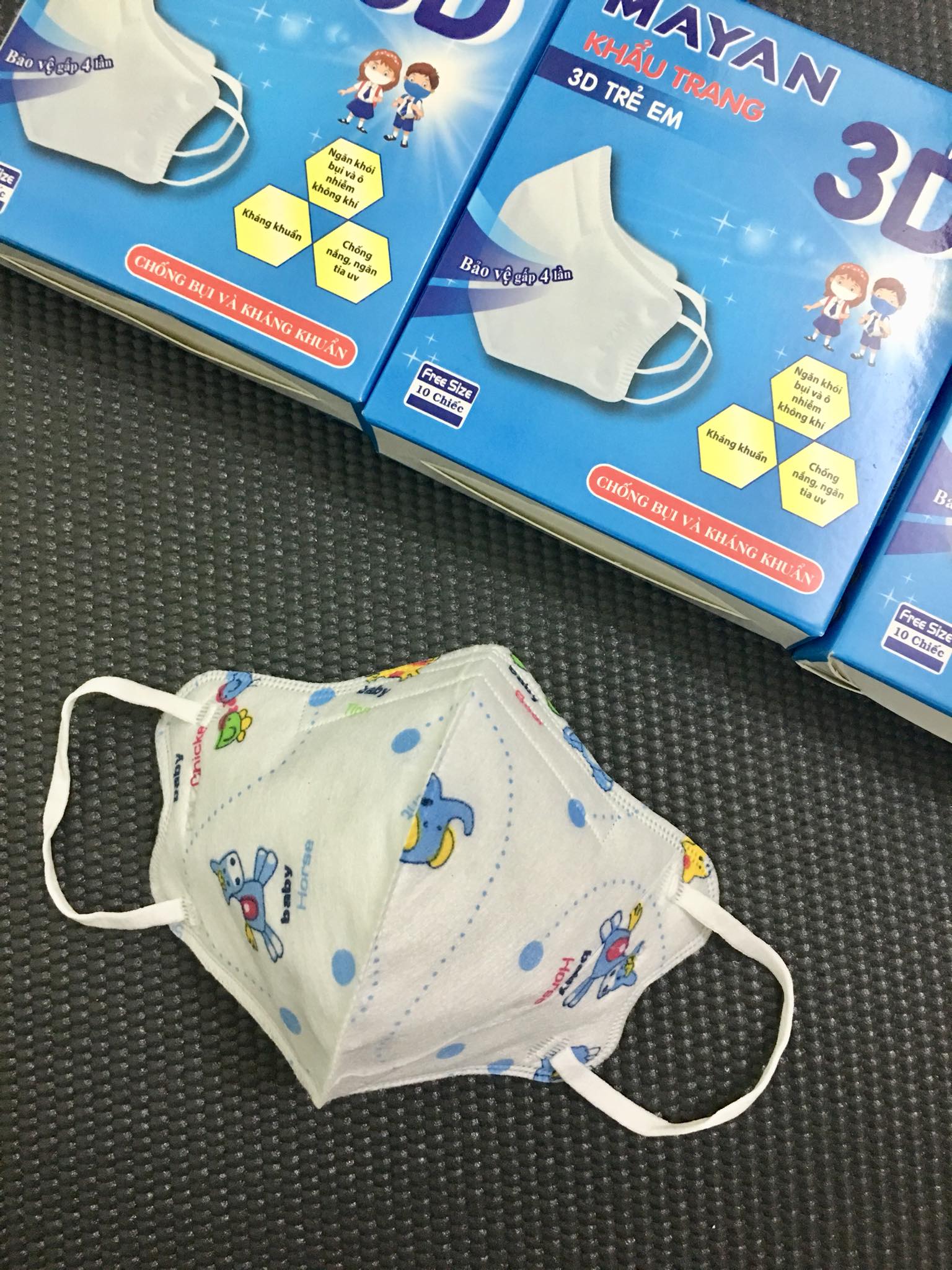 Hộp 10 cái - Khẩu trang 3D MAYAN Trẻ em.jpg
