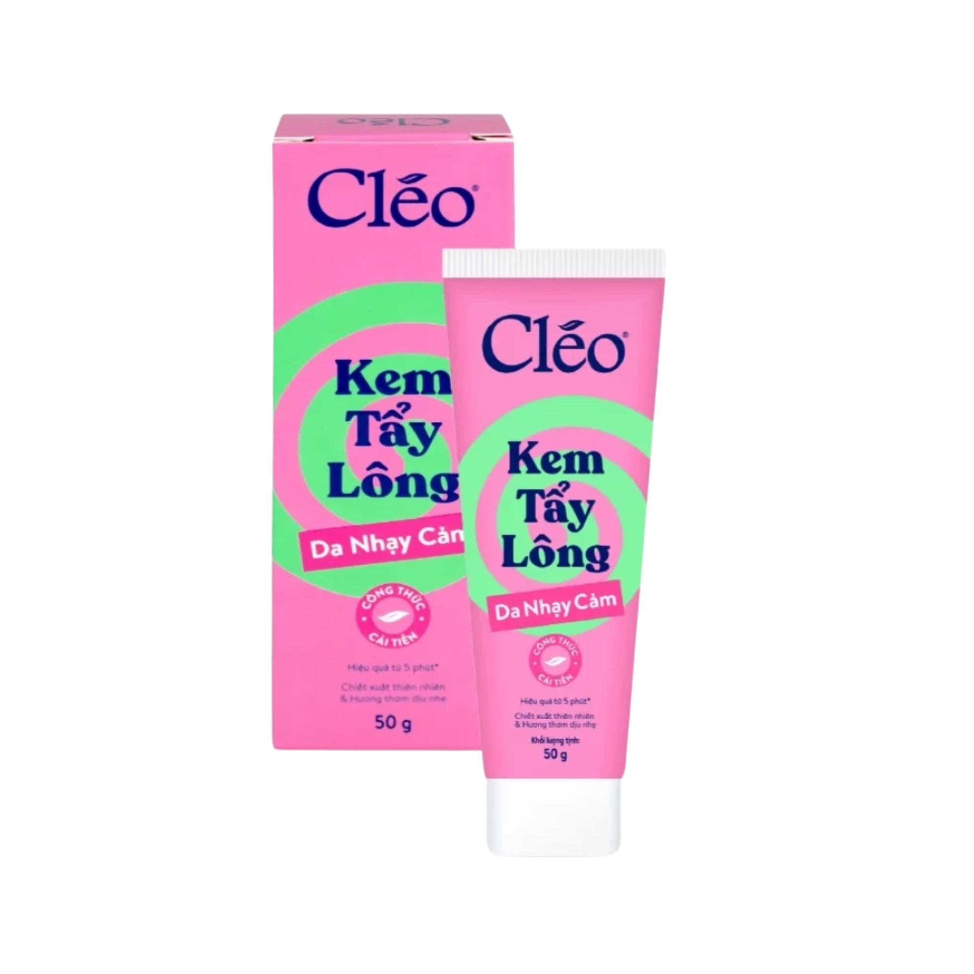 Kem Bơ Tẩy Lông CLEO - Hồng 50g.png