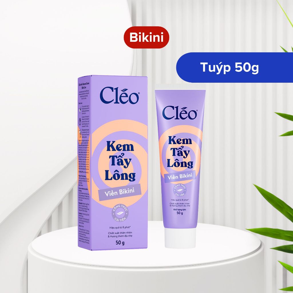 Kem Bơ Tẩy Lông CLEO tím - Tuýp 50g.jpg
