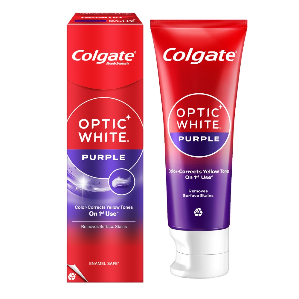Kem Đánh Răng Colgate Optic White purple - White purple 150g.jpg